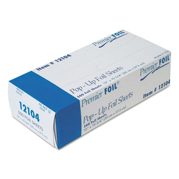 Durable Packaging Premier Pop-up Aluminum Foil Sheets, 12 X 10.75, 500-box, 6 Boxes-carton freeshipping - TVN Wholesale